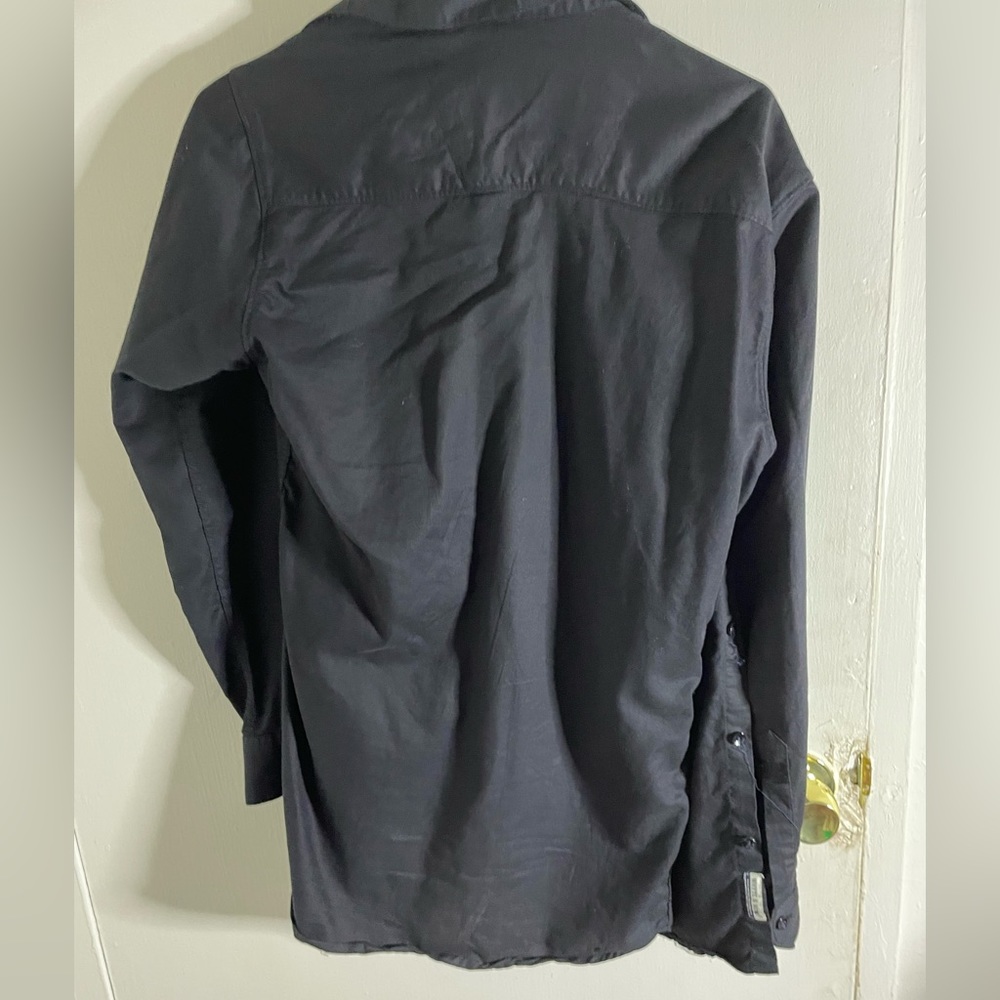 Black button up